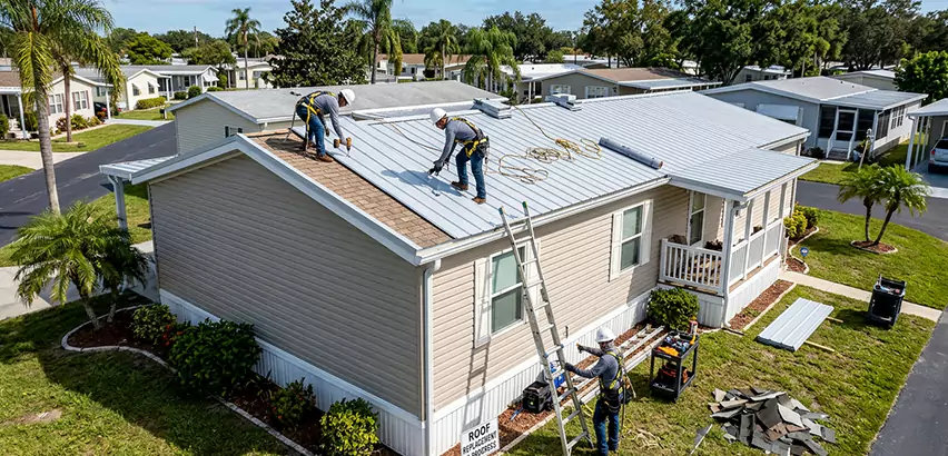 Mobile Home Metal Roof Replacement in Antioch